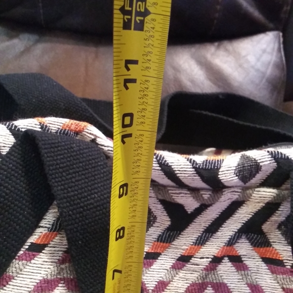 Journeys Aztec tribal southwestern navajo duffel overnight bag handbag 15"×10" - Picture 7 of 10